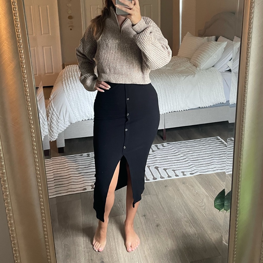 ASOS Button Skirt